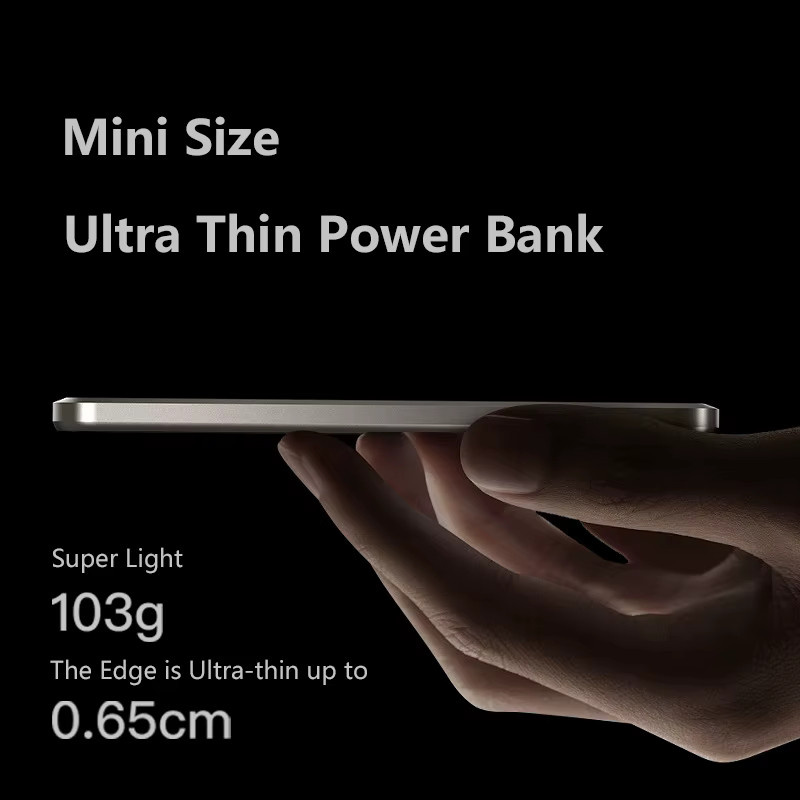 Ultradünne magnetische Qi2 Wireless Powerbank in Gold – Tragbarer externer Akku mit MagSafe Kompatibilität für iPhone 16, Samsung, Huawei und Xiaomi - Bild 5