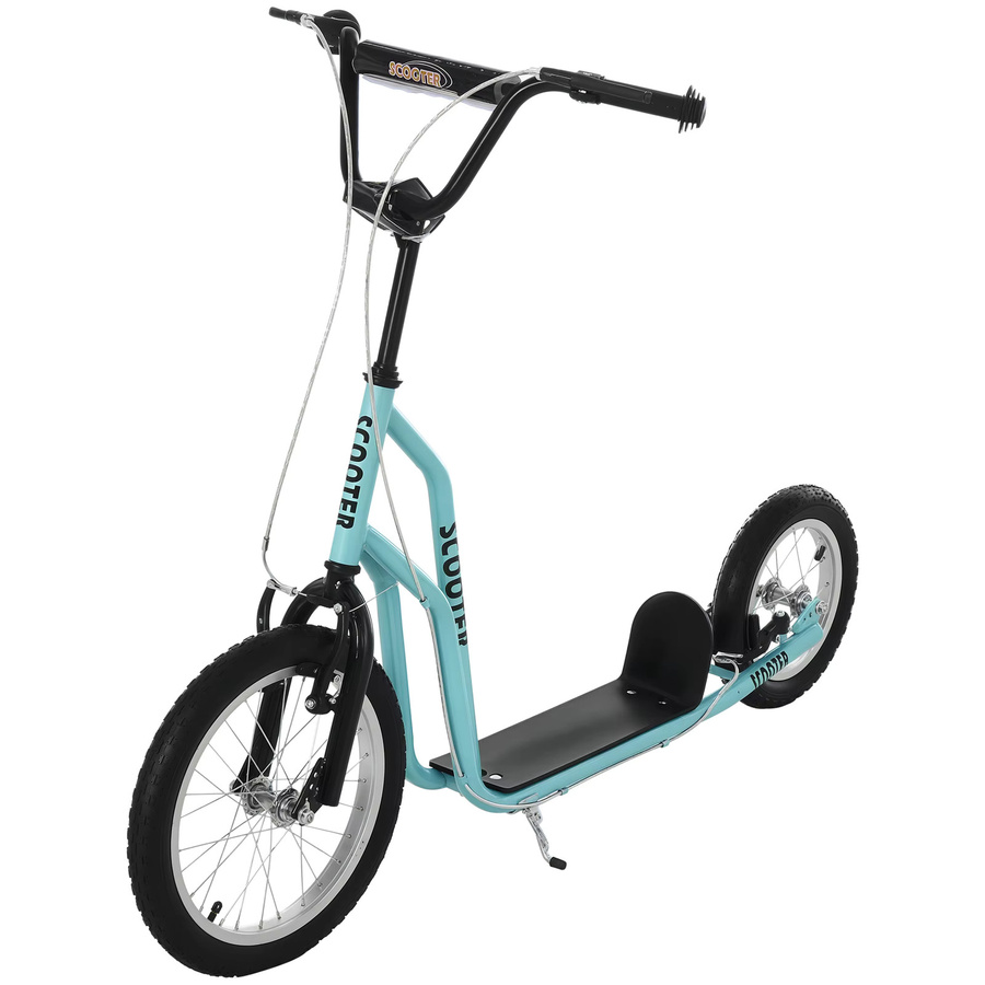 HOMCOM Kinderroller Scooter hellblau ab 5 jahre mit Luftreifen - Bild 2