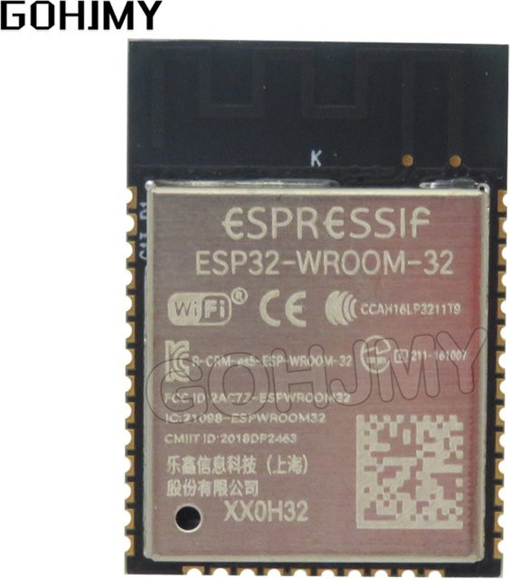GOHJMY ESP32 ESP-WROOM-32 Mikrocontroller mit Bluetooth und WiFi Dual-Core-CPU - Bild 1