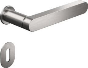 HEWI Rosetten-Set aus Edelstahl in Silber - Bild 1