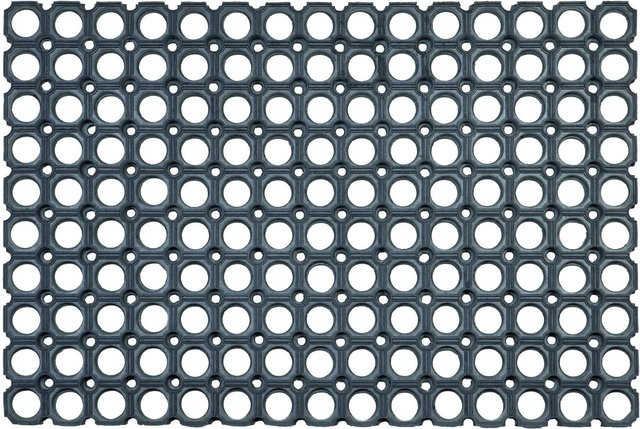 ASTRA Kollektion Fußmatte Gummi Quadro wetterfest B: 60 cm, T: 40 cm - Bild 1