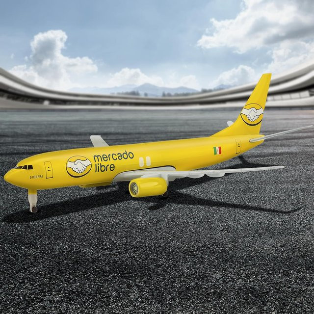 ZOCO Mercado 737 Modellflugzeug aus Druckguss im Maßstab 1:300, Länge: 20 cm - Bild 1