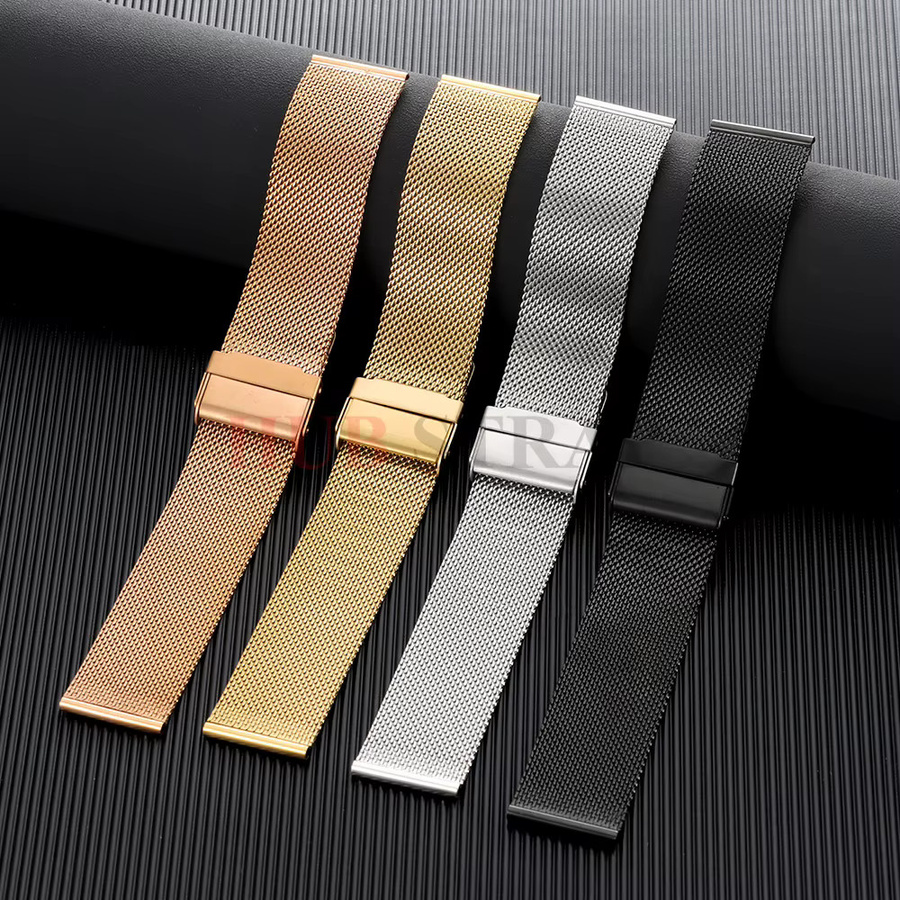 Uhrenarmband Milanaise, Edelstahl, Unisex - Bild 4