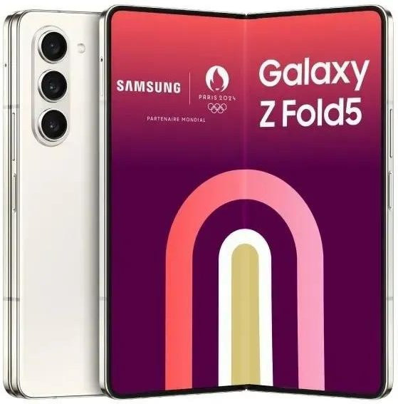 Samsung Galaxy Z Fold5 5G Dual-SIM Android-Smartphone weiß 512GB - Bild 1