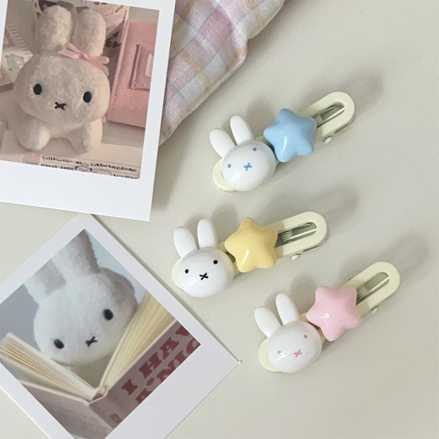 Miffy Haarspange Stern, BB Clip, Haarschmuck - Bild 1