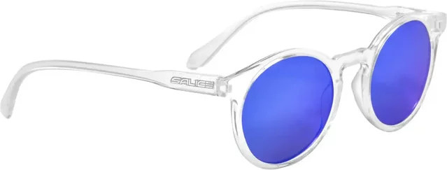 Salice 38RW Sonnenbrille, Unisex, Vollrand, Rund, Kunststoff, Purple Transparent - Bild 1