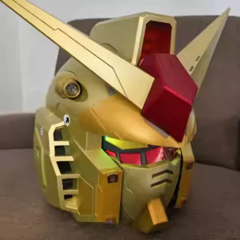 Bandai Gundam Rx78 Yuanzu Helm, tragbarer leuchtender Cosplay-Helm, Actionfigur - Bild 3