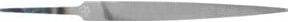 PFERD Schlüsselfeile Flachspitz 100mm Hieb 2 in Silber - Bild 1