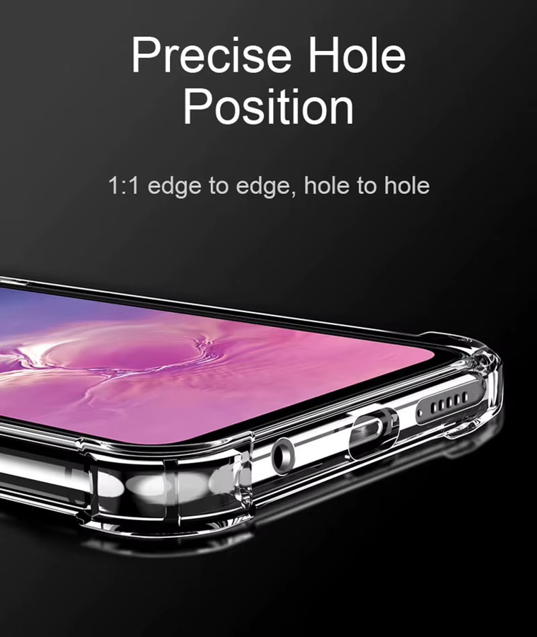 Stoßfeste und transparente Silikonhülle für Samsung Galaxy S8 S9 S10 S10E S20 Plus Note 8 9 10 20 Ultra - Bild 3
