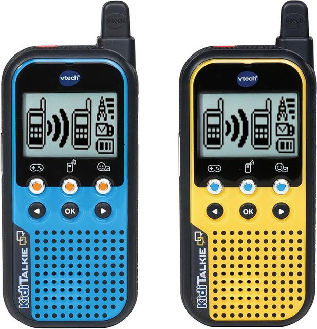 VTech KidiTalkie Walkie-Talkie Blau Gelb ab 4 Jahren - Bild 1