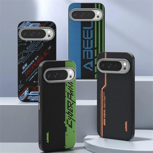 Sturzsichere TPU-Schutzhülle mit Game Texture und magnetischer kabelloser Ladefunktion für Google Pixel 10, 9 Pro XL und 9A - Bild 1