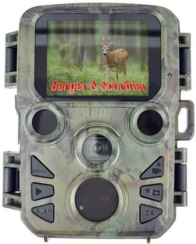 Berger & Schröter Mini Wildkamera 20 Megapixel mit Black Low-Glow-LEDs und Zeitrafferfunktion in Camouflage Multicolor - Bild 1