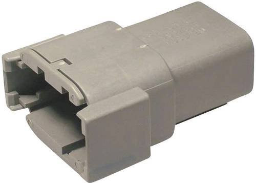 TE Connectivity DTM Rundstecker Buchse gerade, 8-polig, grau - Bild 1