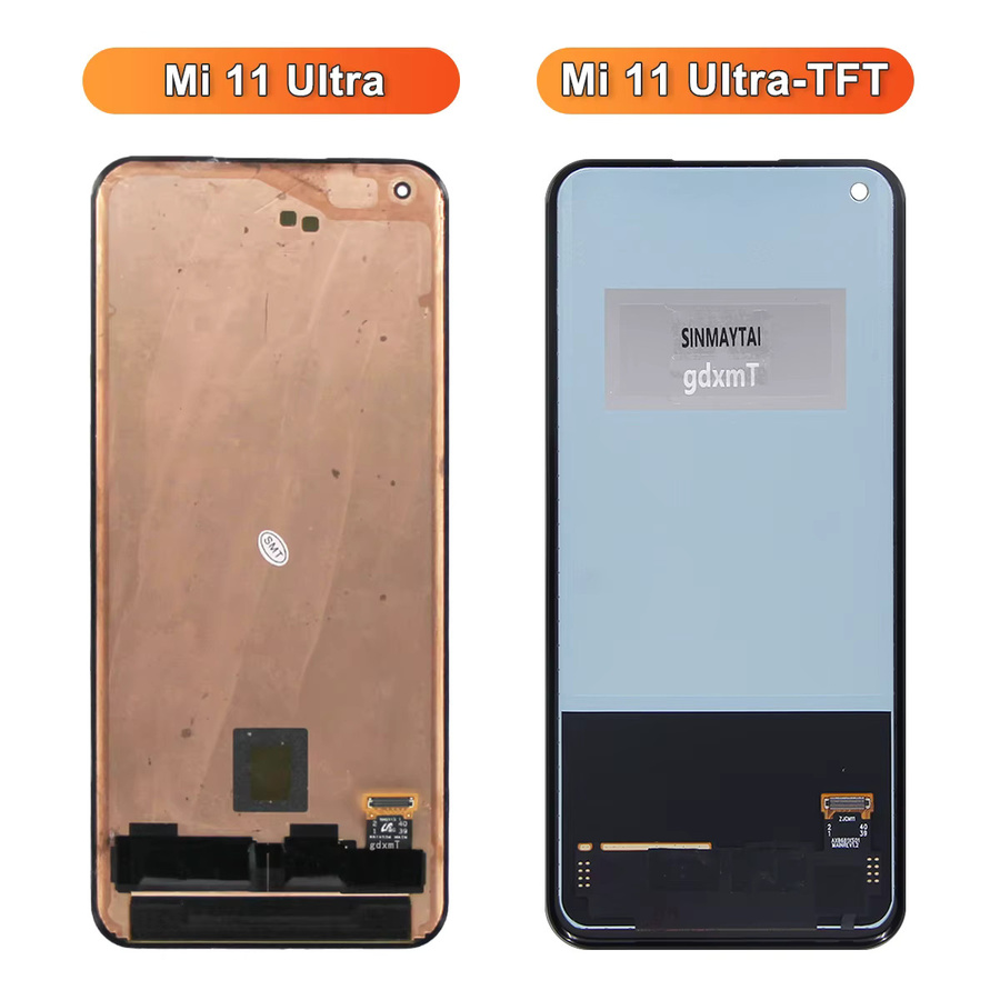 Xiaomi Super AMOLED LCD Touch Screen Display mit Rahmen für Mi 11 Pro und Mi 11 Ultra in Schwarz, 6.81 Zoll - Bild 3
