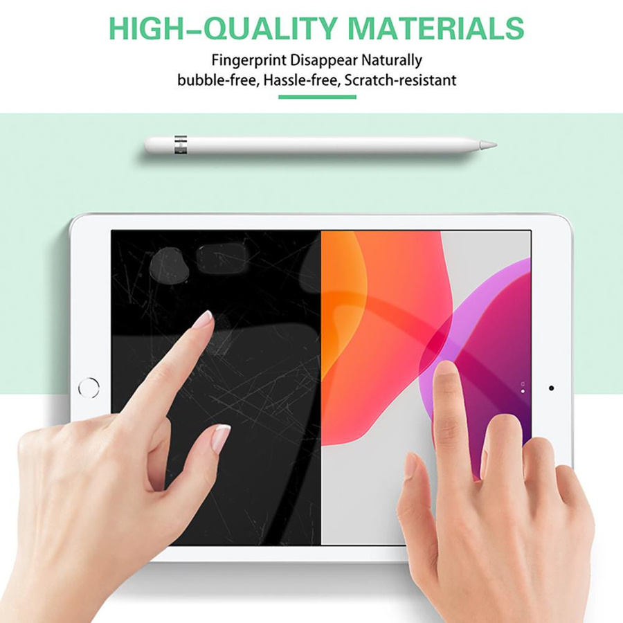 Transparentes gehärtetes Glas Displayschutzfolie für Apple iPad Pro 11 2024, iPad Air 5, iPad Mini 7 6 5 4 und iPad 10 9 8 7 10.2 Zoll - Bild 4