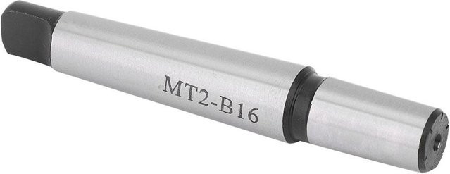 MT2-B16 Zapfenende Bohrfutterdorn mit Morsekonus Schaft als Werkzeughalter und Verbinder in Silber - Bild 1