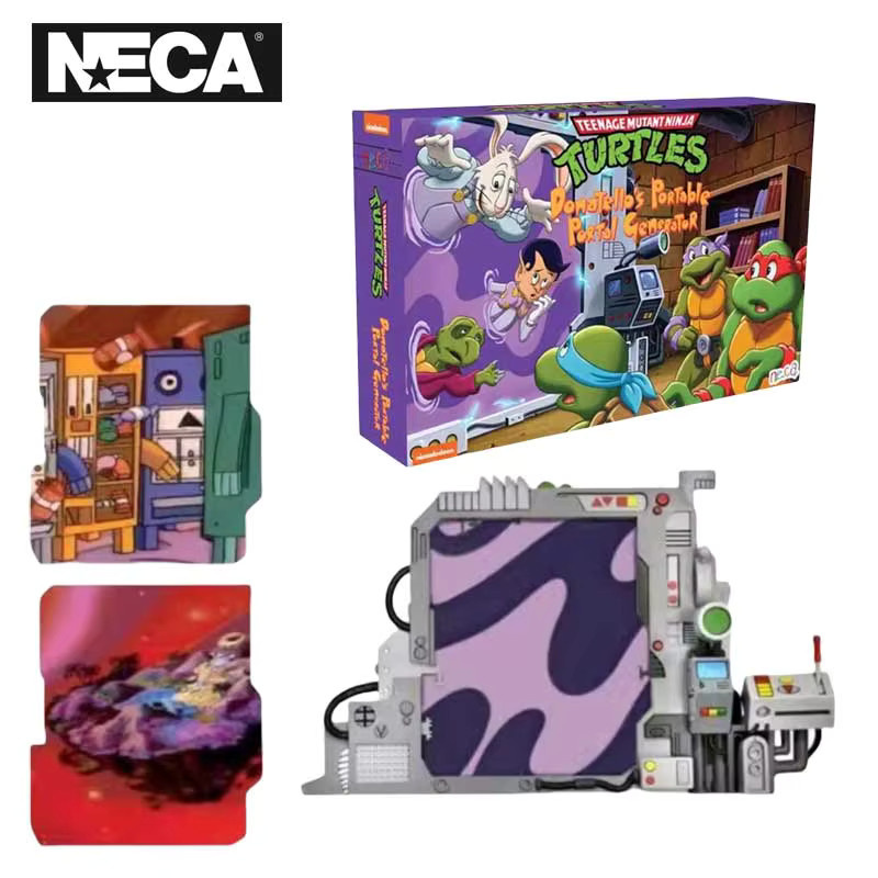 NECA Teenage Mutant Ninja Turtles Donatello's Tragbares Portal-Generatormodell, Actionfigur - Bild 2