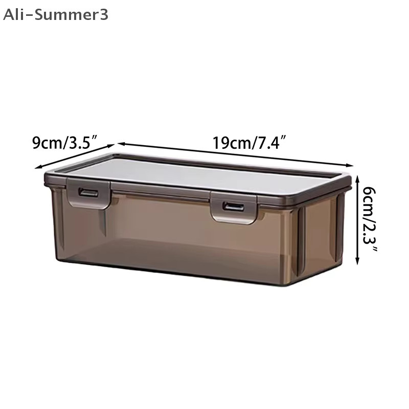 Transparente Federmäppchen-Box aus Kunststoff für Schule und Büro zur Aufbewahrung von Stiften und Zubehör - Bild 3