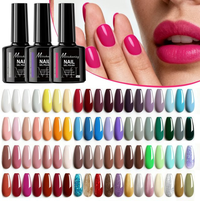 Misscheering Gel-Nagellack, 001, Glänzend, 7,5 ml - Bild 1