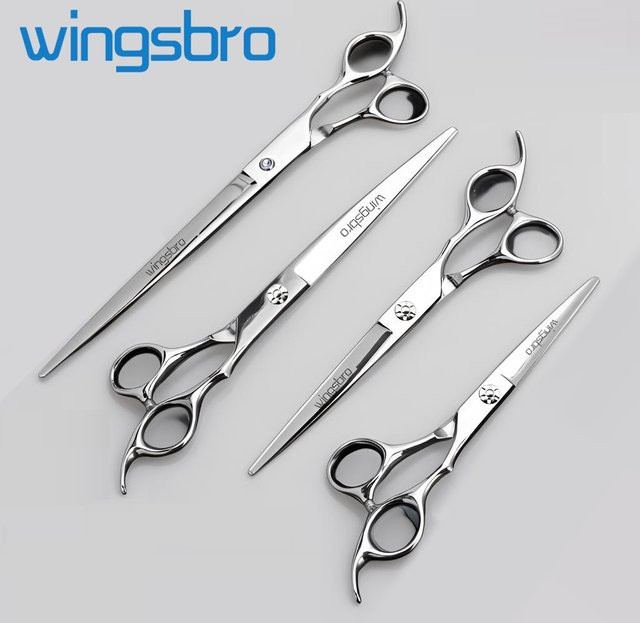 Wingsbro Professionelle Haarschneidescheren, Gerade, Edelstahl - Bild 1