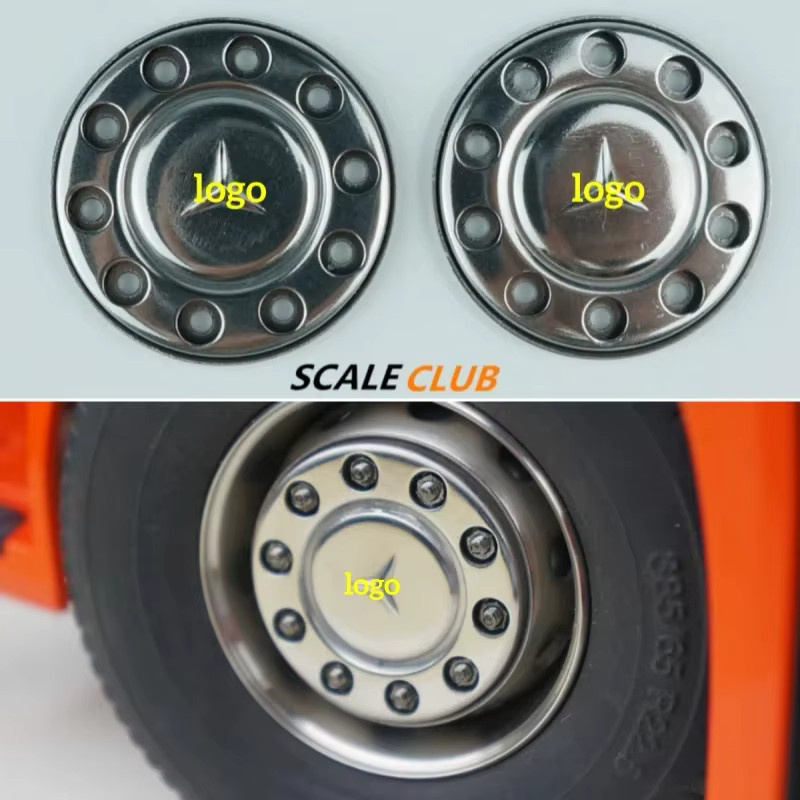 Nooxion Lkw Metall Rad Halter, 1:14, Zubehör, Grau - Bild 2