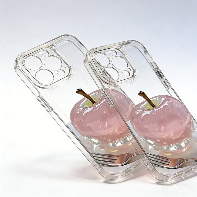 Wolfsay Softcase mit Ölgemälde-Design für iPhone 17 Pro Max, 16, 15, 14 und SE in Transparent - Bild 1