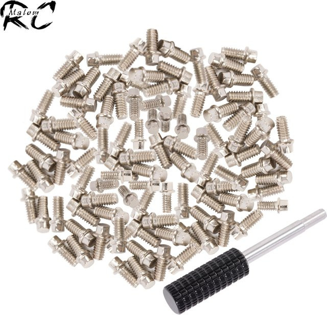 MALOM RC M2 M3 Stahlskala Beadlock Ringschrauben, Sechskantschrauben, Grau - Bild 1