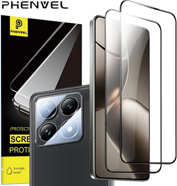 Oleophobes und blendfreies Schutzglas für Xiaomi Mi 14T Pro in Transparent - Bild 1