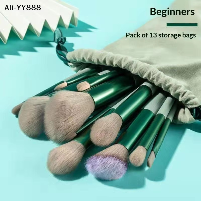 Y8Y Make-up-Pinselset, 13-teilig, für Mischhaut, Unisex - Bild 1