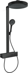 Hansgrohe Rainfinity Brause-Set mit Thermostat und Handbrause in Mattschwarz, Durchmesser Brausekopf: 360 mm - Bild 1
