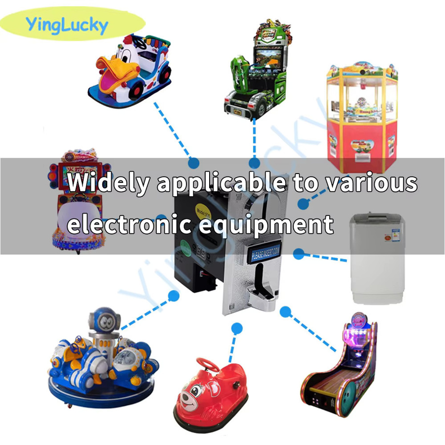 YingLucky Arcade-Münzprüfer 616, Multi-elektronischer Roll-Down-Münzprüfer, Wahlmechanismus, Verkaufsautomat - Bild 2