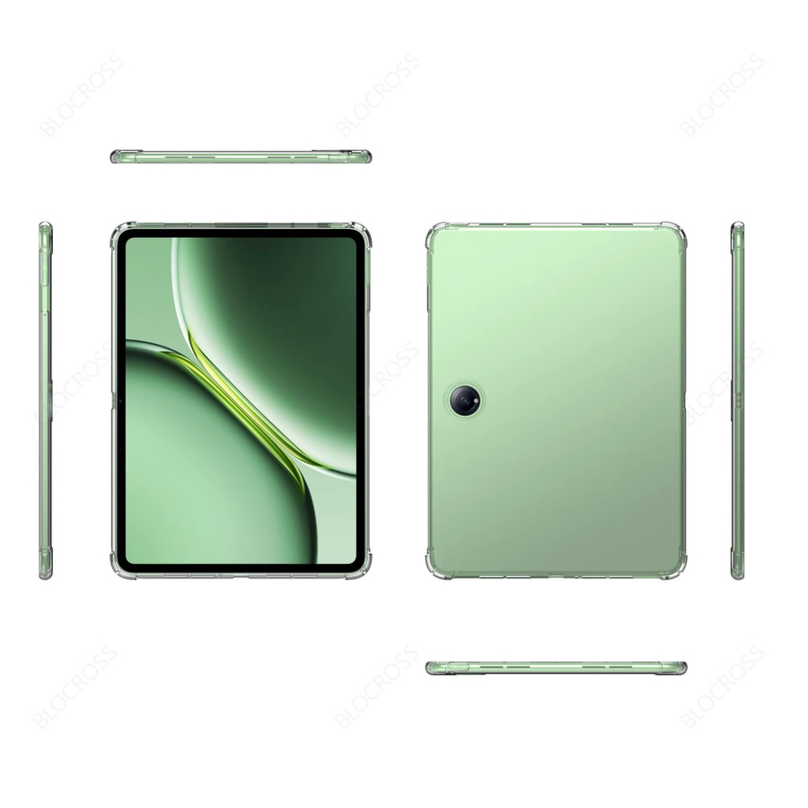 BLOCROSS Silikon-TPU-Schutzhülle für OnePlus Pad und Oppo Pad in Transparent mit Airbag-Schutz - Bild 2