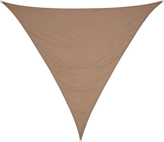 Sonnensegel Neptun Beach Dreieck aus Polyestergewebe Khaki B/B/B: 360 x 360 x 360 cm - Bild 1