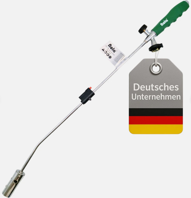 NOLA Unkrautbrenner 879 mit Bajonett Gasdosenanschluss in Grün - Bild 1