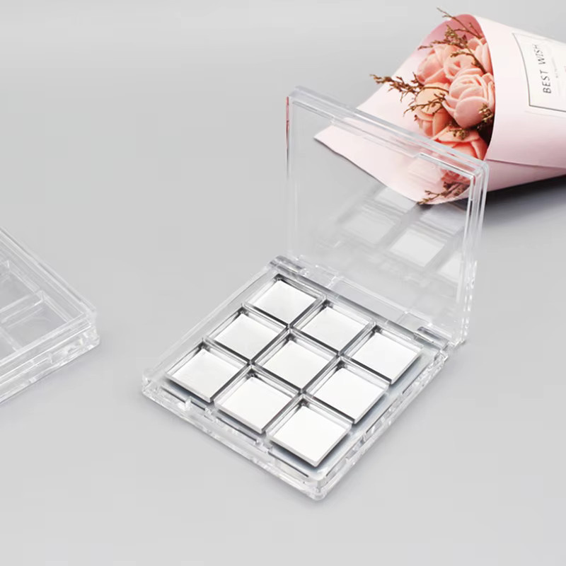 KuZHEN Lidschatten-Etui, 9-Fächer-Palette, transparent, Unisex - Bild 3