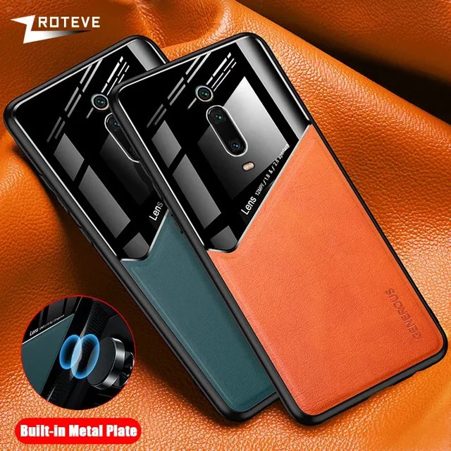ZROTEVE Magnetische Schutzhülle aus PU-Leder und hartem PC für Xiaomi Mi 9T Pro und Redmi K20 in Schwarz - Bild 1