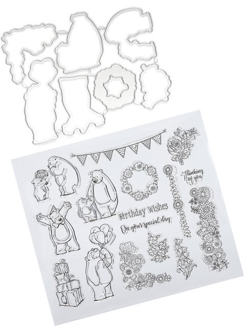 GoolRC Bastelbedarf Transparentes Siegel und TPR-Stempel zur Herstellung von geprägten Sammelalben für Papier in Weiß - Bild 1