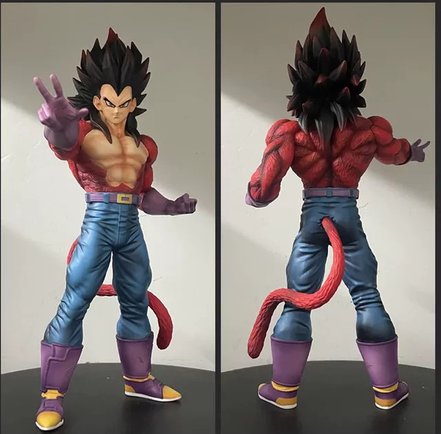 Bandai Dragon Ball Super Saiyan 4 Vegeta Actionfigur, Doppelköpfige Statue, 31cm - Bild 1