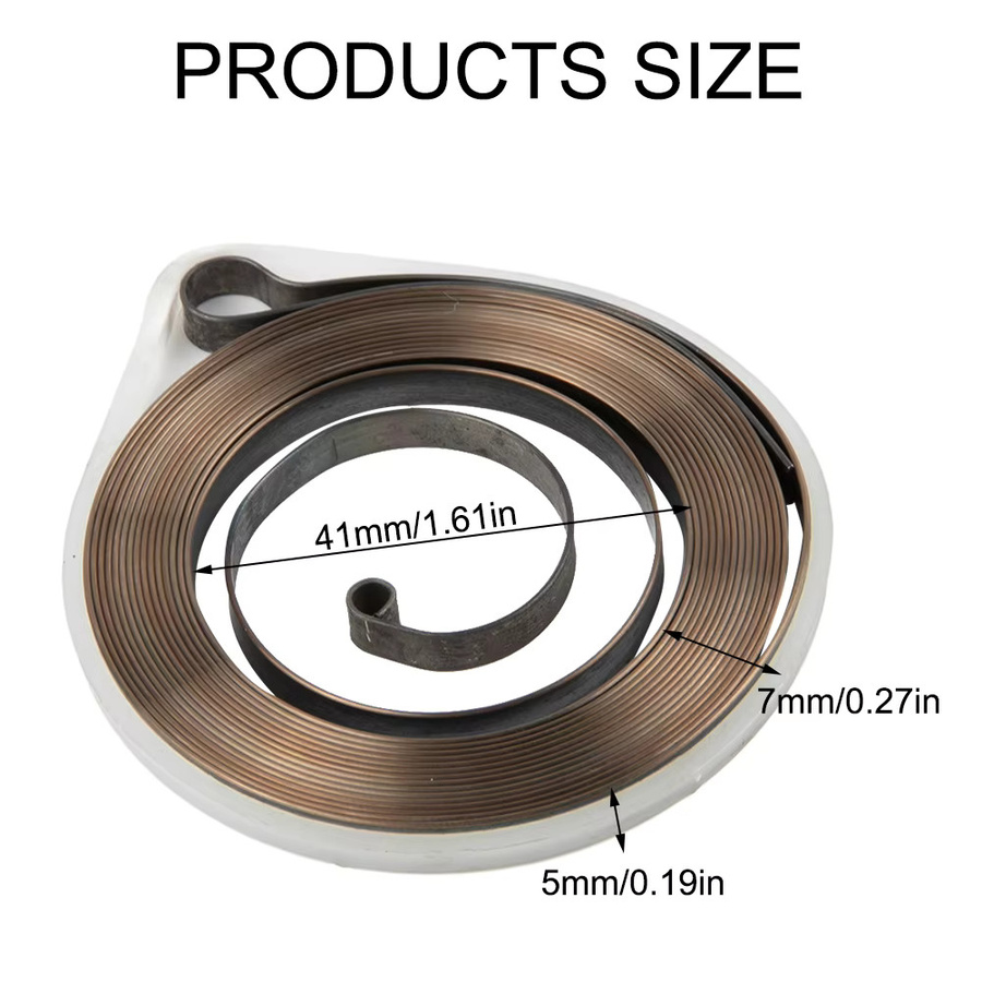 Vibratite Reparatursatz für Rückholstarter und Seilzug-Feder mit 41mm Pulley für chinesische Kettensägen 45cc und 52cc sowie Modelle 4500 und 5200 - Bild 4
