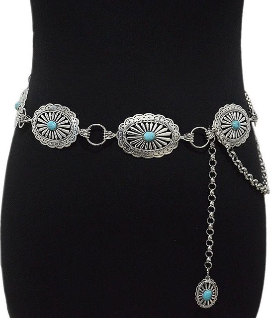 Ruidi bb Taillenkette, Metallkette, grau, 118 cm, Damen - Bild 1