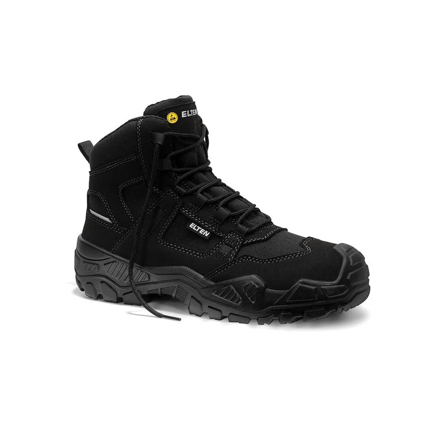 Elten Sicherheitsschnürstiefel MIKE BLACK Mid ESD S3 in Schwarz, Größe 48 - Bild 2