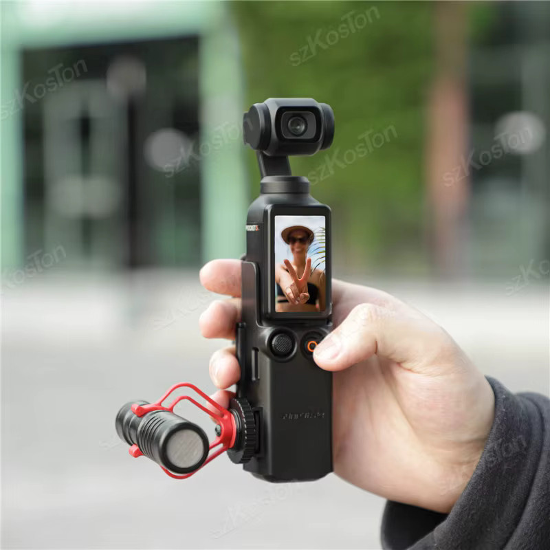 Sunnylife Kamera-Handgelenkschlaufe mit Cold-Boot-Erweiterung und Schutzrahmen für DJI Osmo Pocket 4 / 3 in Schwarz - Bild 2