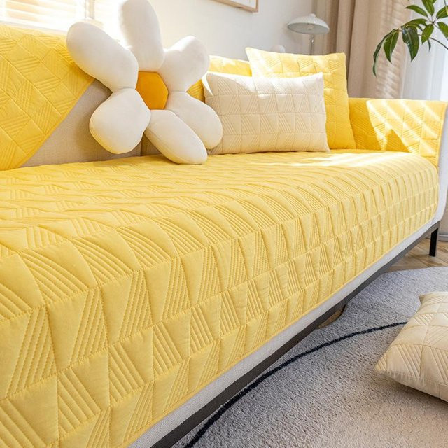 Rutschfestes Sofakissen Super Six aus Jacquard-Polyester, verdickter Sofabezug für dein Wohnzimmer, B/B: 70 x 70 cm - Bild 1