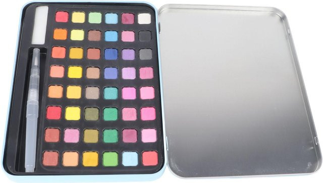 GoolRC Aquarellfarben Set, 48 Farben, Bunt / Mehrfarbig - Bild 1