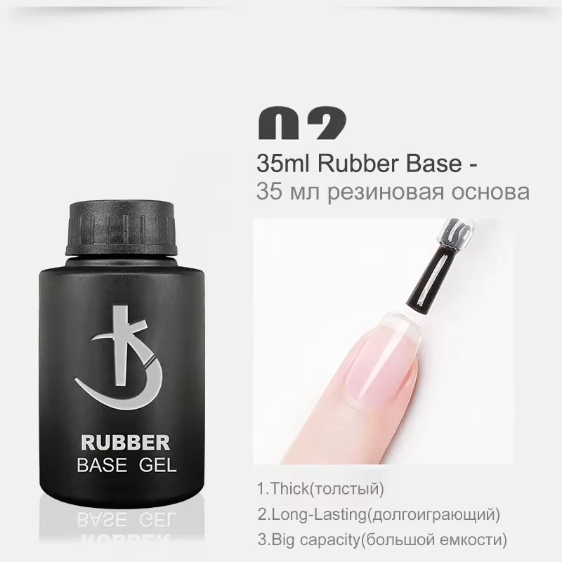 KODI JYJ Nagel-Gummi-Basecoat und Top-Coat, 35 ml, Glänzend - Bild 2