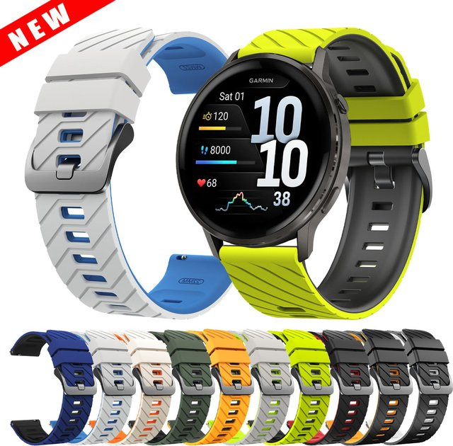 Correa Uhrenarmband Silikon, 22 mm, Multicolor, Unisex - Bild 1