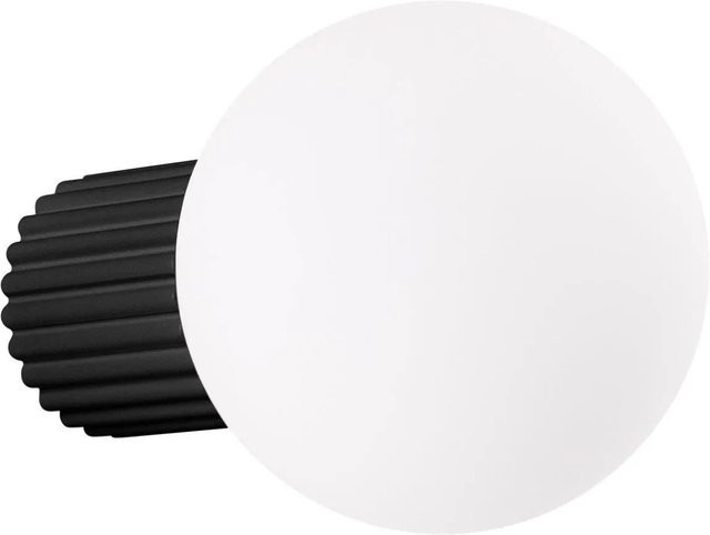 Licht-Erlebnisse Wandleuchte für Badezimmer und Küche aus Glas und Aluminium, IP44, G9, Schwarz oder Weiß, Breite: 12 cm - Bild 1