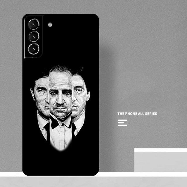 Handyhülle Der Pate Film Italienische Mafia für Samsung Galaxy S24 S26 S25 S23 S22 S21 S20 S10 Plus FE Ultra in Schwarz - Bild 1