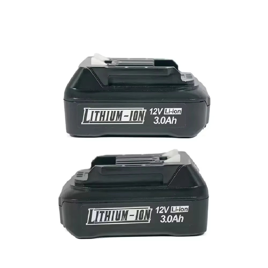 Makita Lithium-Ionen-Akku 12V 3,0Ah für Elektrowerkzeuge, Farbe: Schwarz, kompatibel mit BL1021B BL1041B BL1016 BL1015 BL104 und DF331D - Bild 5