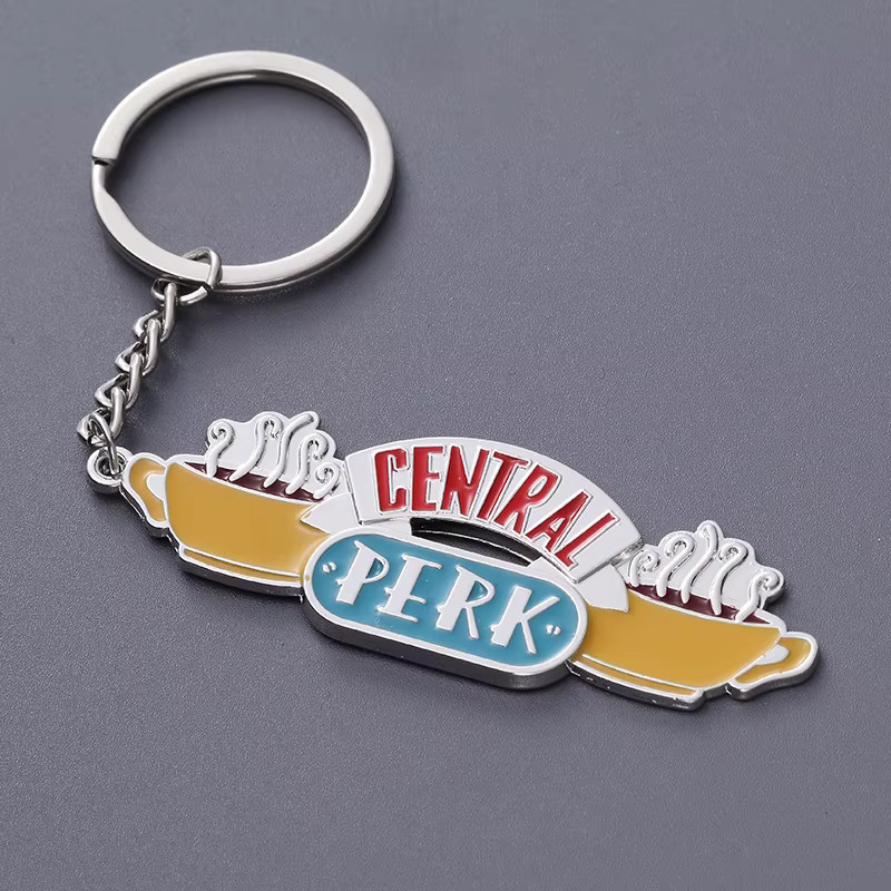 Anhänger Central Perk Logo, Emaille, Gold, Verspielt - Bild 4